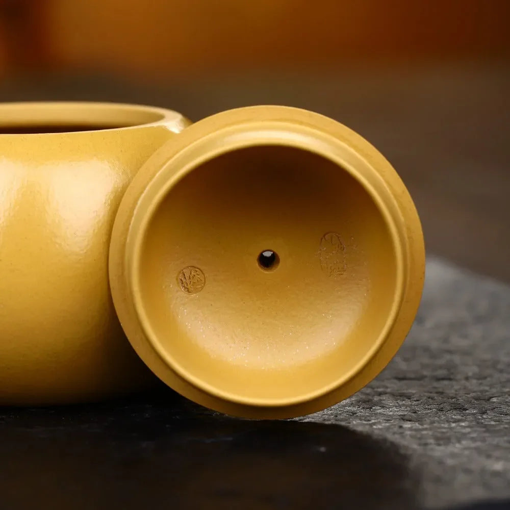 yixing-zisha-teapot-xishi-pot-huangjin-zhu-ni-150ml-yiqin-tea-house-yiqinteahouse-com-15 - YIQIN TEA HOUSE 一沁茶舍 yiqinteahouse.com