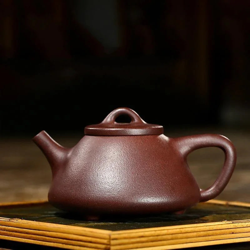 宜兴紫砂茶壶[子冶石瓢] (紫泥- 240ml)