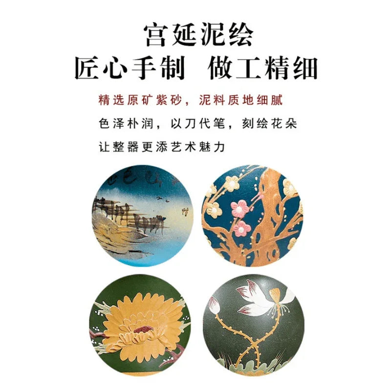 full-handmade-yixing-zisha-master-tea-cup-set-shanshui-yiqin-tea-house-yiqinteahouse-com-13 - YIQIN TEA HOUSE 一沁茶舍 yiqinteahouse.com
