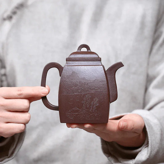 full-handmade-yixing-zisha-teapot-han-fang-lao-zi-ni-270ml-yiqin-tea-house-yiqinteahouse-com-2 - YIQIN TEA HOUSE 一沁茶舍 yiqinteahouse.com