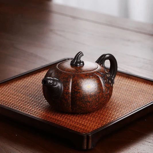full-handmade-yixing-zisha-teapot-luxury-pumpkin-jiao-ni-350ml-yiqin-tea-house-yiqinteahouse-com-2 - YIQIN TEA HOUSE 一沁茶舍 yiqinteahouse.com