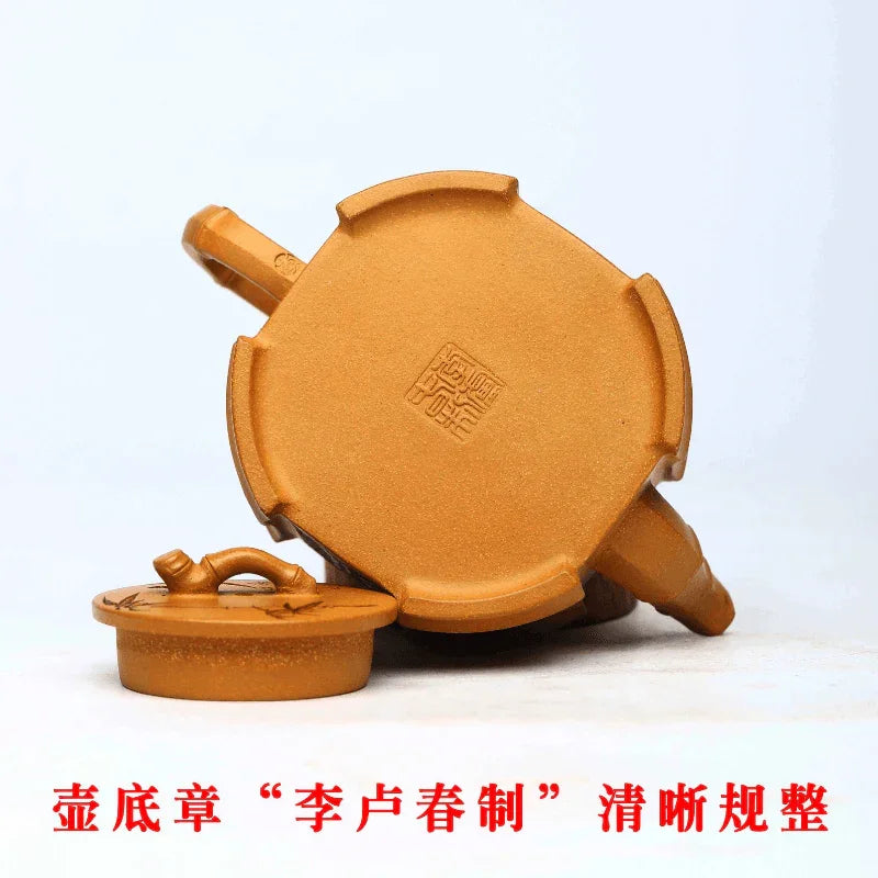 full-handmade-yixing-zisha-teapot-qianqian-junzi-lao-duan-ni-210ml-yiqin-tea-house-yiqinteahouse-com-27 - YIQIN TEA HOUSE 一沁茶舍 yiqinteahouse.com