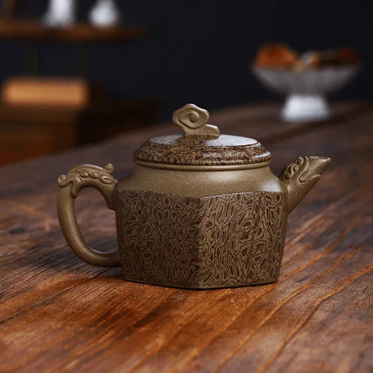 full-handmade-yixing-zisha-teapot-wucai-xiangyun-qing-duanjiao-ni-330ml-yiqin-tea-house-yiqinteahouse-com-2 - YIQIN TEA HOUSE 一沁茶舍 yiqinteahouse.com