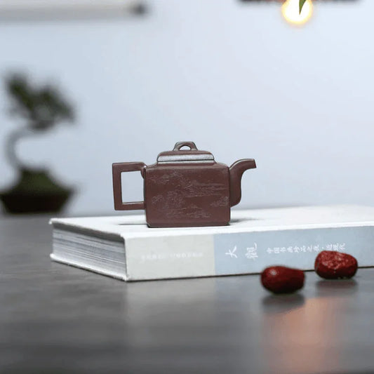 full-handmade-yixing-zisha-teapot-yaming-sifang-lao-zi-ni-200ml-yiqin-tea-house-yiqinteahouse-com-2 - YIQIN TEA HOUSE 一沁茶舍 yiqinteahouse.com