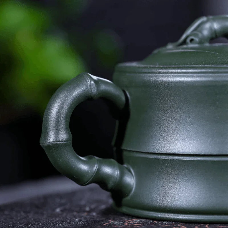 yixing-zisha-teapot-bamboo-lu-ni-250ml-yiqin-tea-house-yiqinteahouse-com-10 - YIQIN TEA HOUSE 一沁茶舍 yiqinteahouse.com