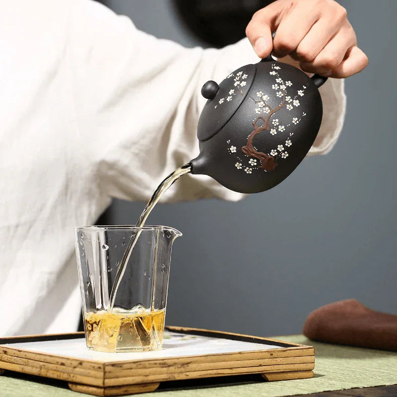 yixing-zisha-teapot-big-plum-blossom-xishi-hei-jin-sha-430ml-yiqin-tea-house-yiqinteahouse-com-16 - YIQIN TEA HOUSE 一沁茶舍 yiqinteahouse.com
