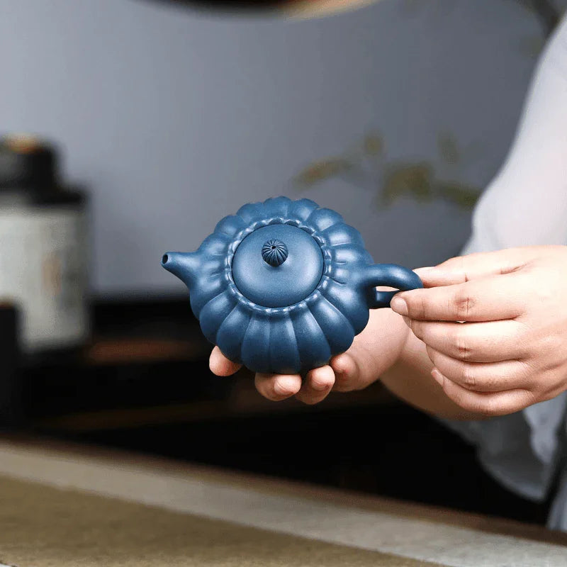 yixing-zisha-teapot-chrysanthemum-pot-tian-qing-ni-200ml-yiqin-tea-house-yiqinteahouse-com-11 - YIQIN TEA HOUSE 一沁茶舍 yiqinteahouse.com