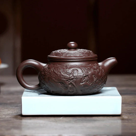 yixing-zisha-teapot-dragon-antique-zi-ni-310ml-yiqin-tea-house-yiqinteahouse-com-2 - YIQIN TEA HOUSE 一沁茶舍 yiqinteahouse.com