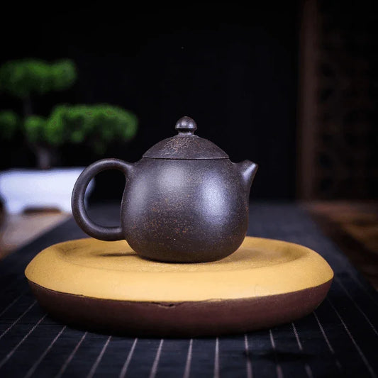 yixing-zisha-teapot-dragon-egg-hei-jin-sha-170ml-yiqin-tea-house-yiqinteahouse-com-9 - YIQIN TEA HOUSE 一沁茶舍 yiqinteahouse.com