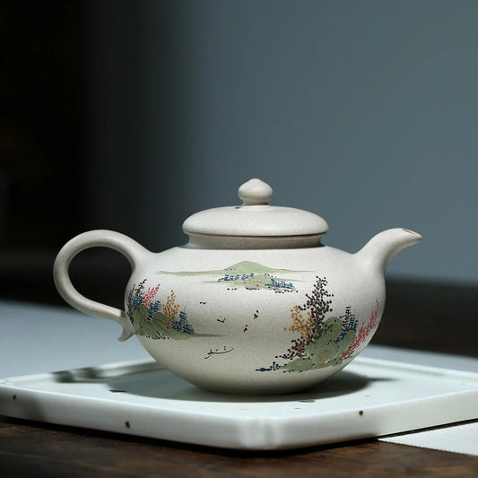 yixing-zisha-teapot-graceful-bai-duan-ni-270ml-yiqin-tea-house-yiqinteahouse-com-2 - YIQIN TEA HOUSE 一沁茶舍 yiqinteahouse.com