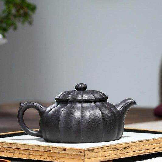 yixing-zisha-teapot-jin-nang-bian-zhong-hei-ni-250ml-yiqin-tea-house-yiqinteahouse-com-2 - YIQIN TEA HOUSE 一沁茶舍 yiqinteahouse.com