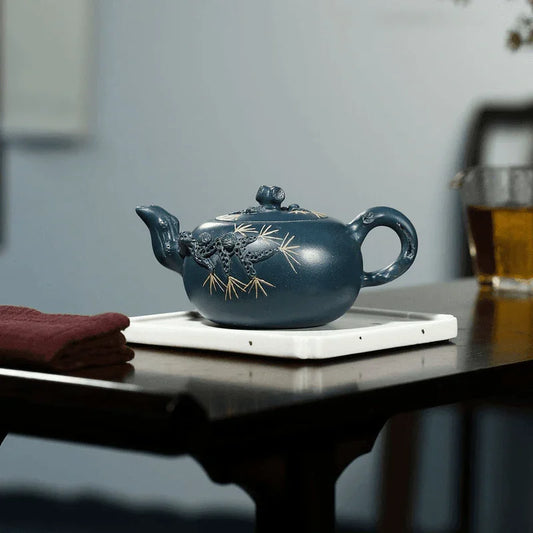 yixing-zisha-teapot-pine-needles-tian-qing-ni-410ml-yiqin-tea-house-yiqinteahouse-com-5 - YIQIN TEA HOUSE 一沁茶舍 yiqinteahouse.com