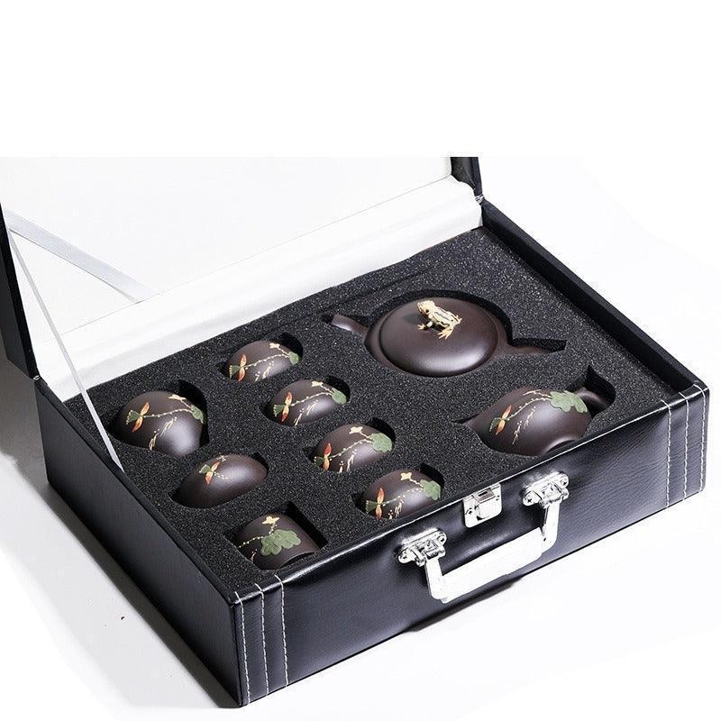 yixing-zisha-teapot-set-lotus-pond-moonlight-hei-zhu-ni-260ml-yiqin-tea-house-yiqinteahouse-com-18 - YIQIN TEA HOUSE 一沁茶舍 yiqinteahouse.com