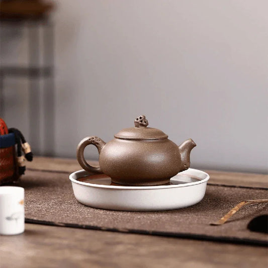 yixing-zisha-teapot-taihu-stone-xishi-lao-duan-ni-210ml-yiqin-tea-house-yiqinteahouse-com-2 - YIQIN TEA HOUSE 一沁茶舍 yiqinteahouse.com