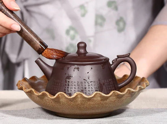 How to season a new yixing teapot
