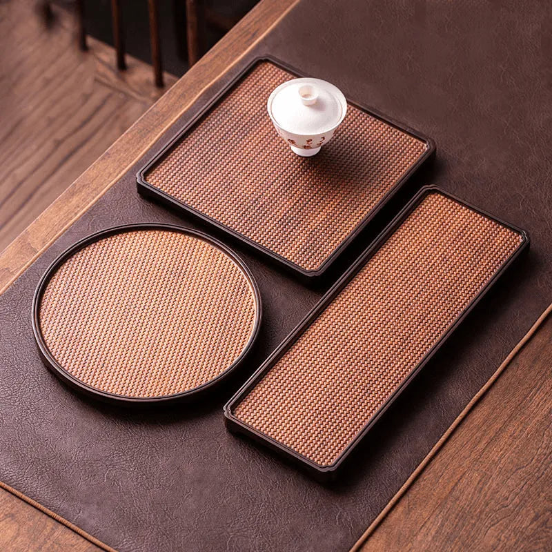 Retro Bamboo Tea Tray