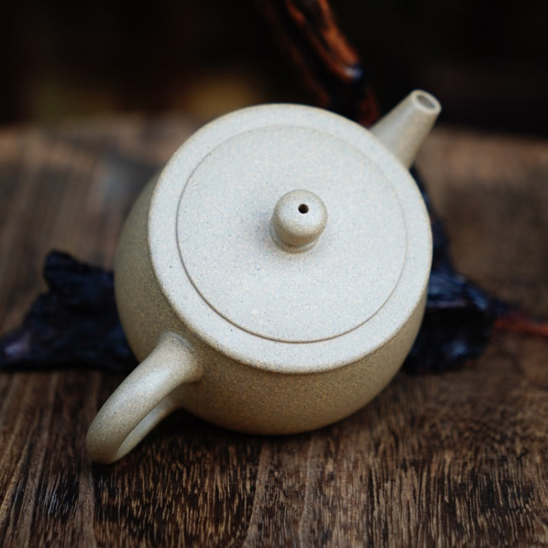 Théière Yixing Zisha entièrement faite à la main [Pot Hanwa] (Qing Duan Ni - 240 ml)