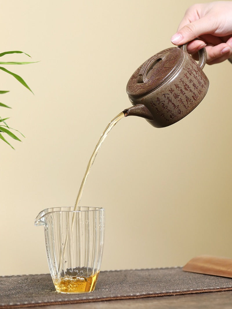Tetera Yixing Zisha [Hanwa] (cocida a leña Duan Ni - 230ml)