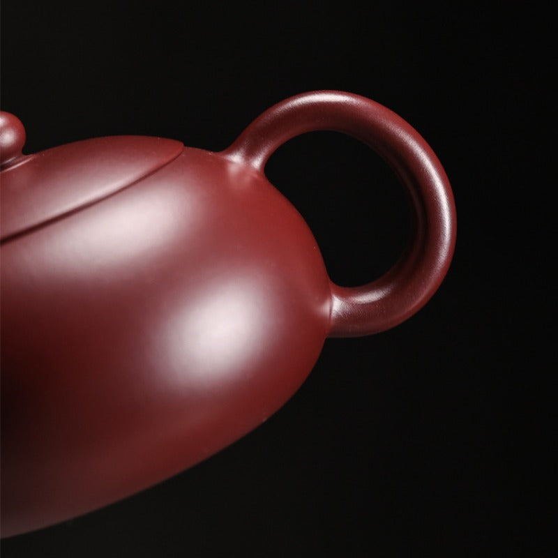 Full Handmade Yixing Zisha Teapot [Bian Xishi Pot] (Long Xue Sha - 200ml)