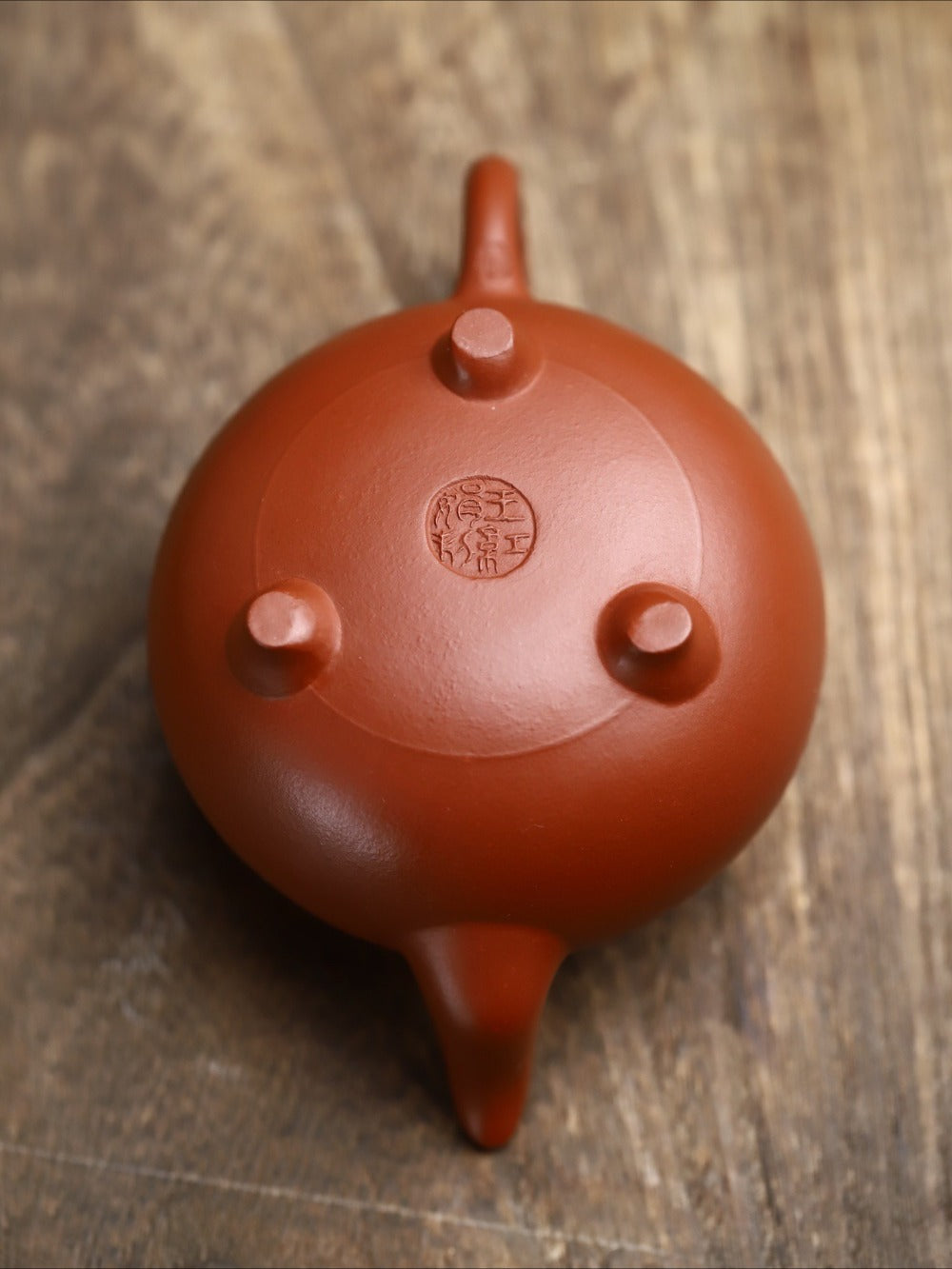 全手工宜兴紫砂茶壶 [大彬如意壶] (朱泥 - 150ml)