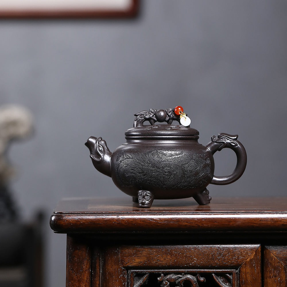 Théière Yixing Zisha [Dragon Ball] (Shi Huang - 300 ml)