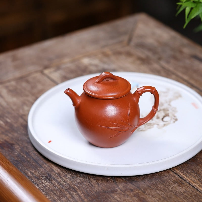 Yixing Zisha Teekanne [Leaf of Autumn] (Zhao Zhuang Zhu Ni - 180ml)