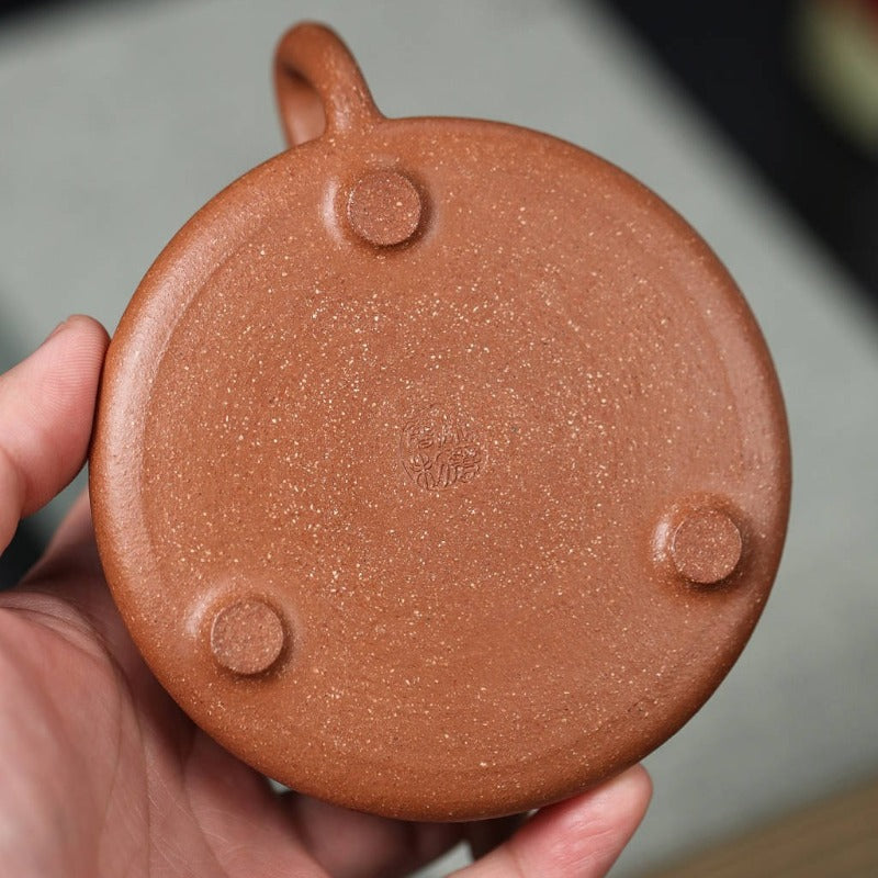 Théière Yixing Zisha entièrement faite à la main [Pot Ziye Shi Piao] (Jiang Po Ni - 220 ml)