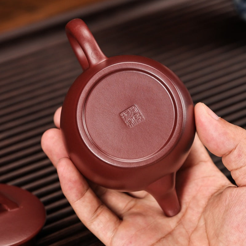 Théière Zisha de Yixing entièrement faite à la main [Pot Hanwa] (Long Xue Sha - 180ml)