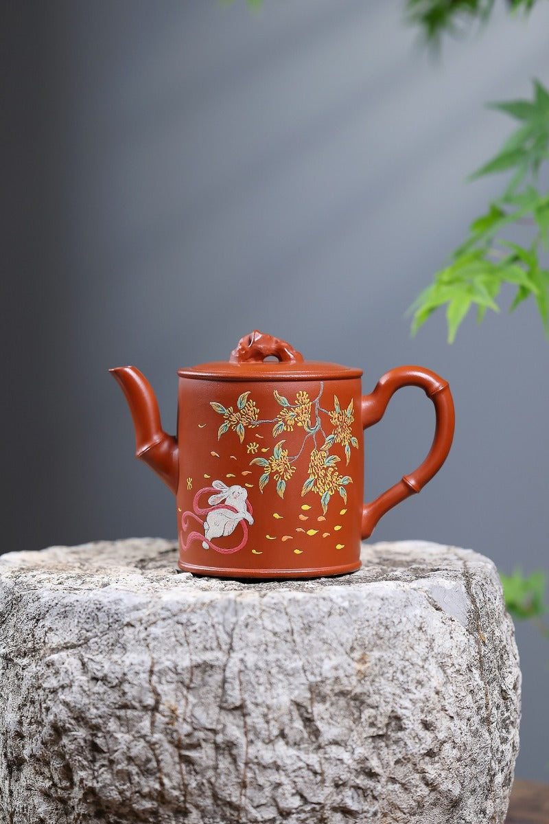 Teko Zisha Yixing [Bamboo] (Zhao Zhuang Zhu Ni - 300ml)