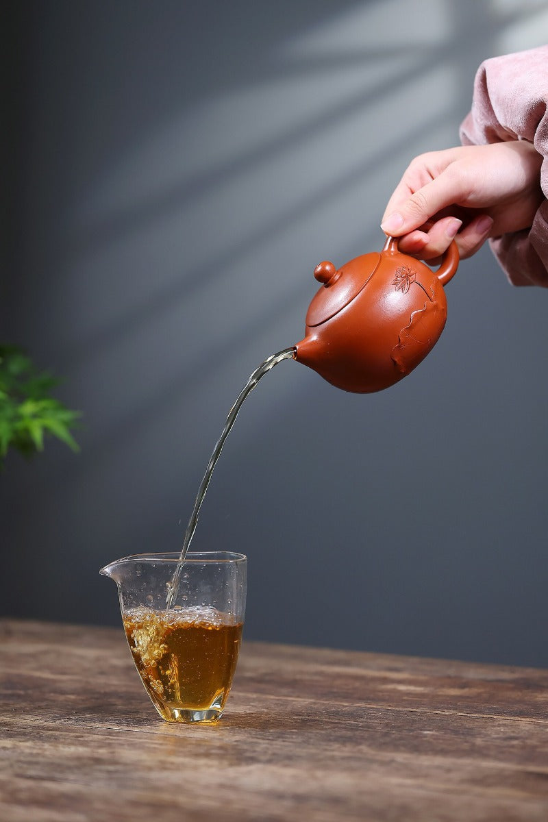 Teiera Yixing Zisha [Lotus Xishi] (Zhao Zhuang Zhu Ni - 280ml)