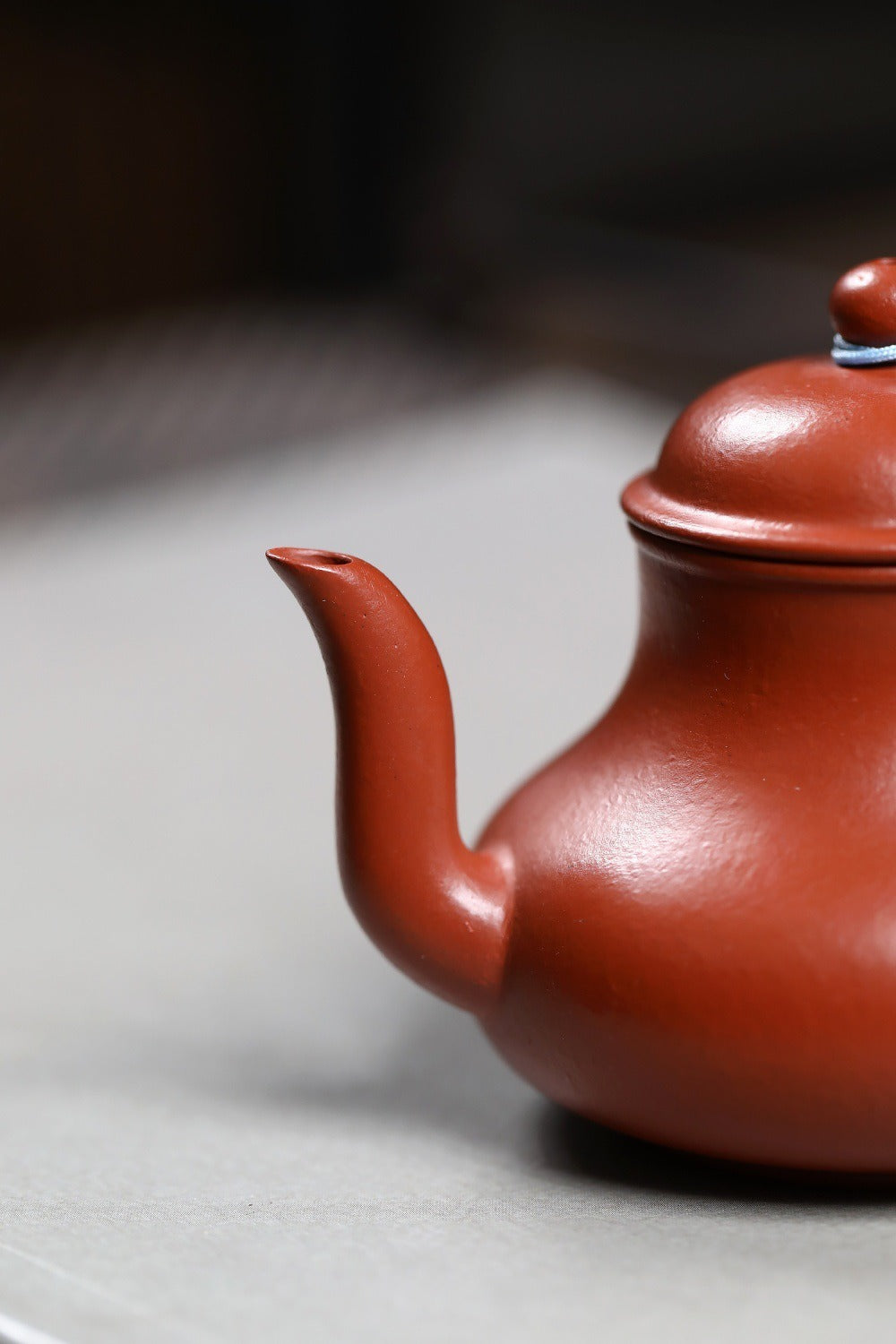 Yixing Zisha Teapot [Mini Si Ting] (Wrinkled Skin Zhu Ni - 100ml)