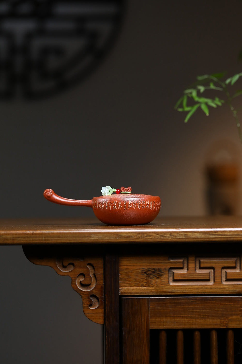 Yixing Zisha Teapot [Lotus Tang Yu] (Hong Jiang Po Ni - 110ml)