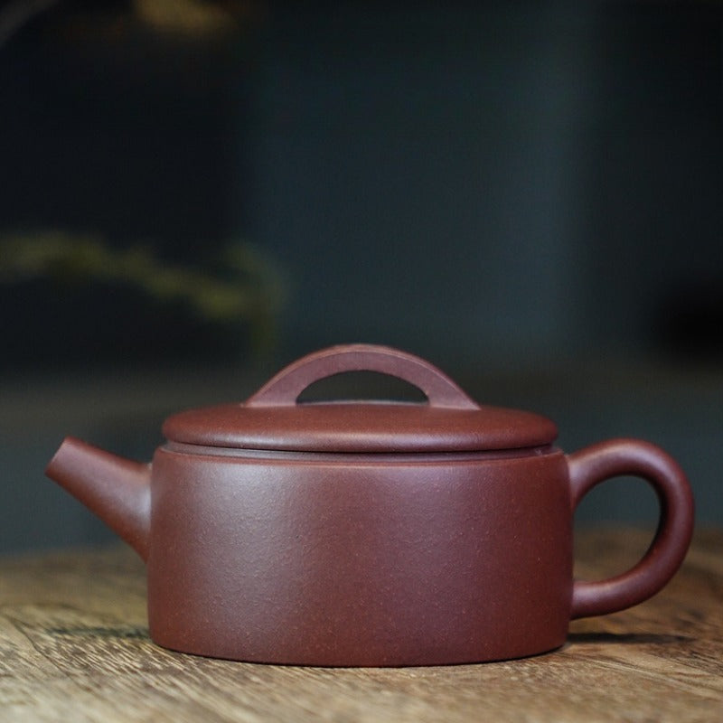 Full Handmade Yixing Zisha Teapot [Hanwa Pot] (Di Cao Qing - 180ml)