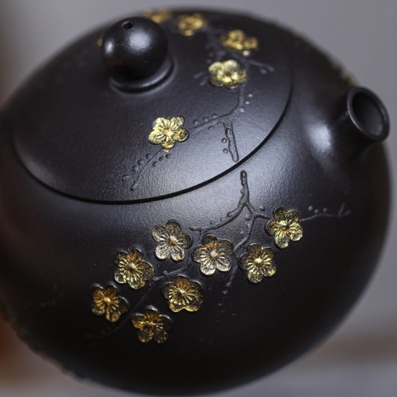 Yixing Zisha Teapot [Plum Blossom Xishi] (Shi Huang - 270ml)
