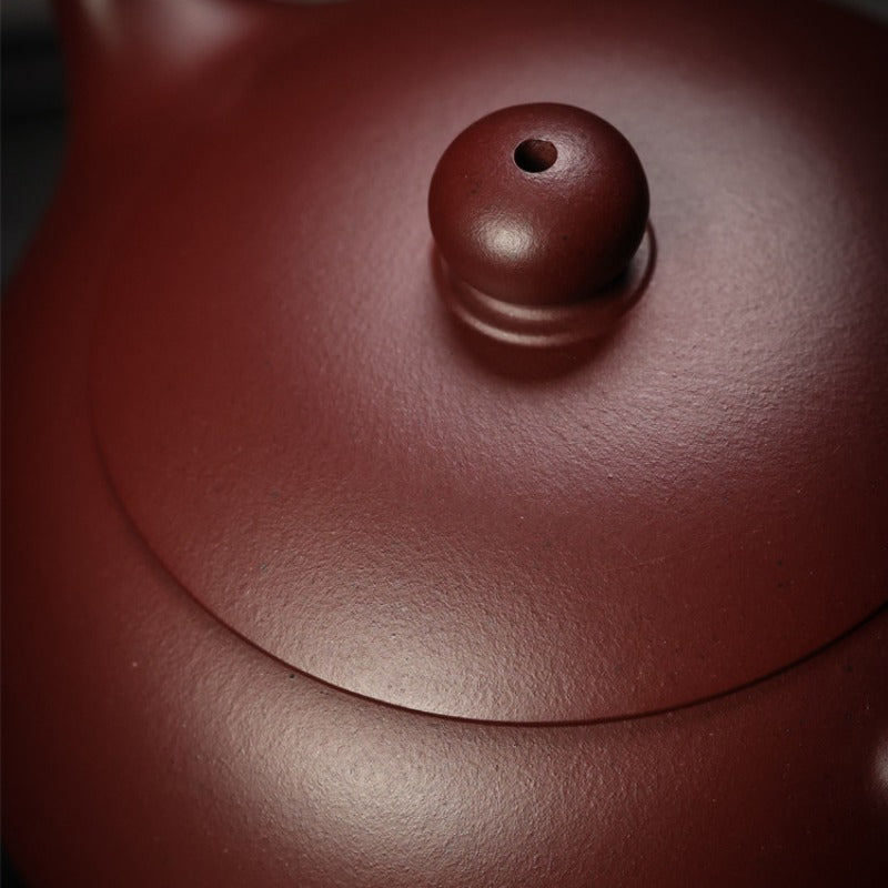 Full Handmade Yixing Zisha Teapot [Bian Xishi Pot] (Long Xue Sha - 200ml)