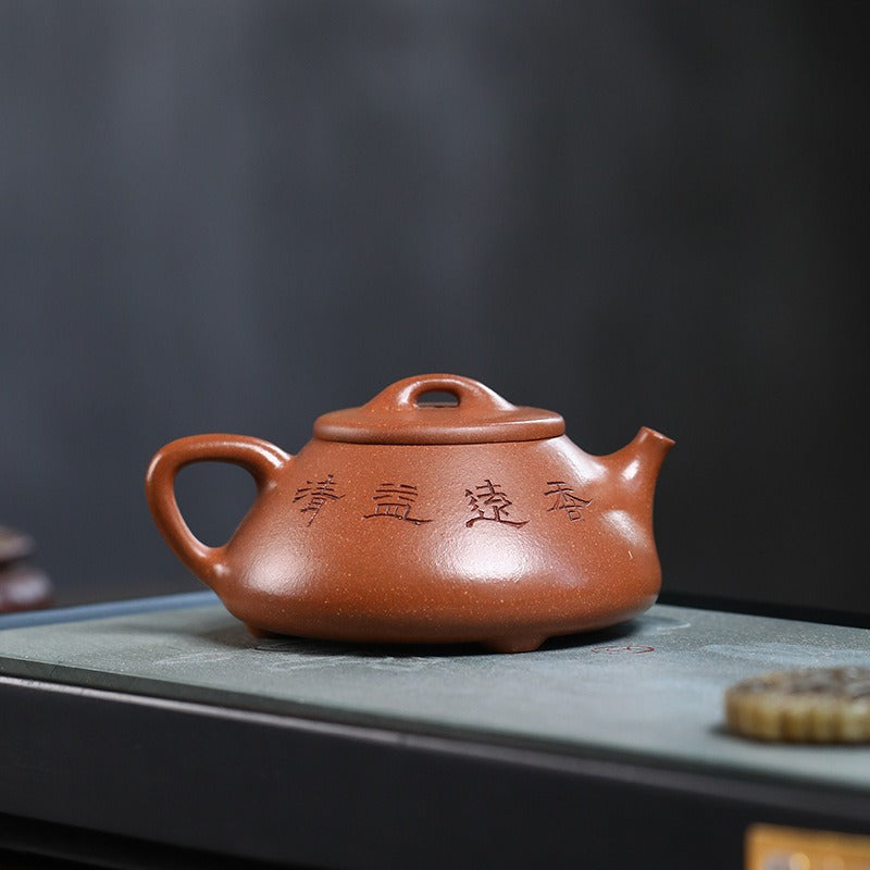 Exquisita tetera Yixing Zisha [Yi Qing Shi Piao] (Jiang Po Ni - 190ml)