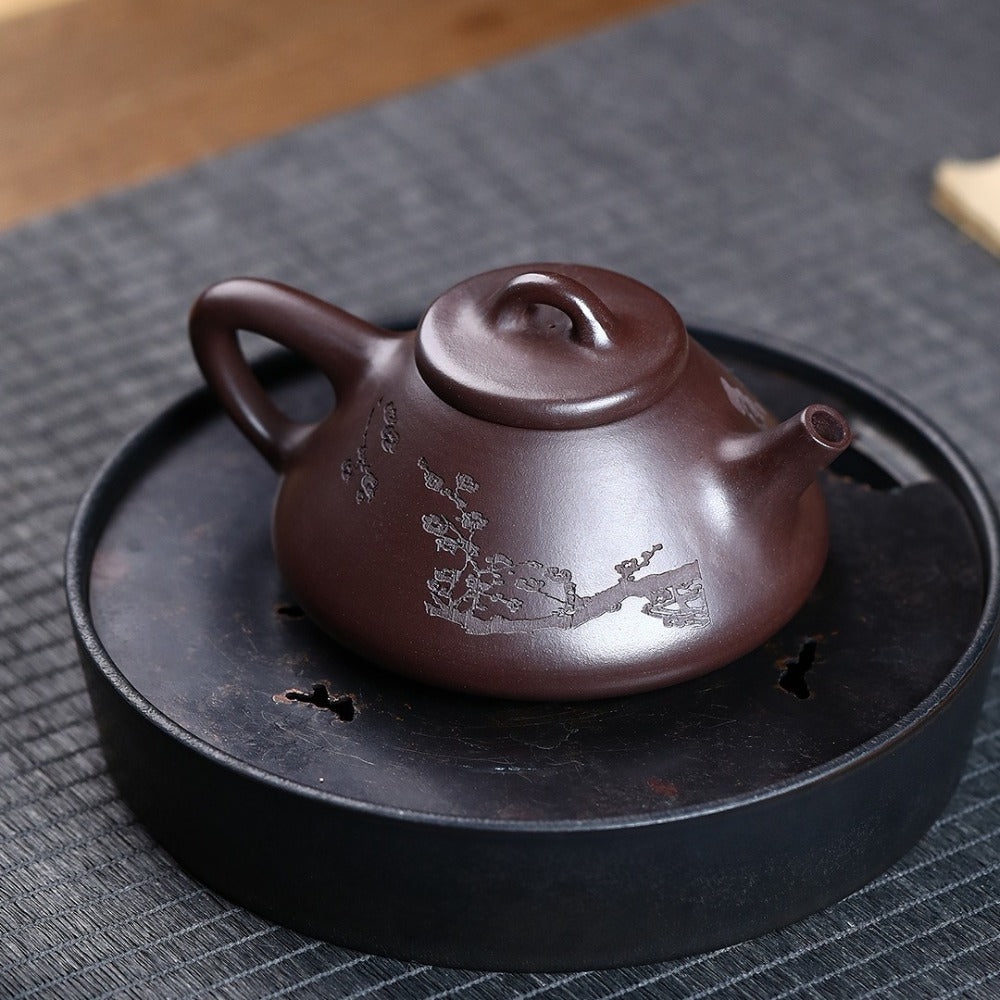 Yixing Zisha Teapot [Feng Ming Shi Piao] (Zi Ni - 250ml)