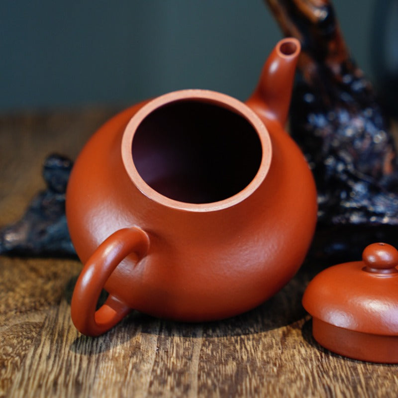 Full Handmade Yixing Zisha Teapot [Pear Pot] (Dahongpao - 170ml)