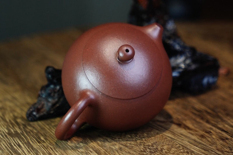 全手工宜兴紫砂茶壶 [西施壶] (底槽清 - 130ml)