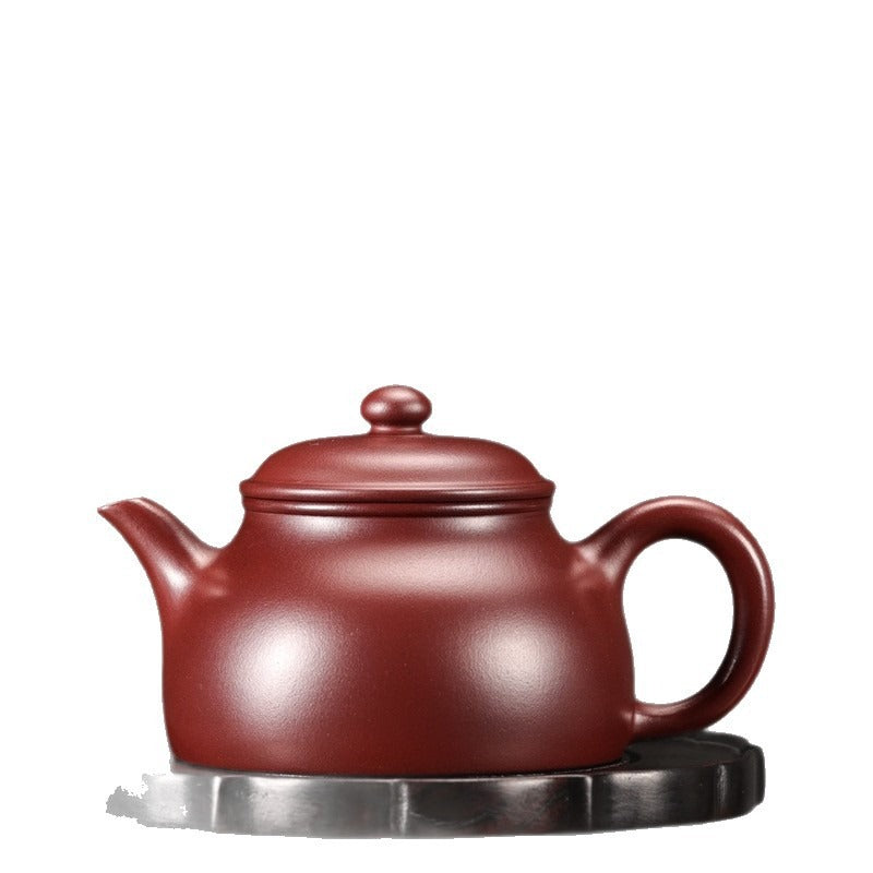 Vollständig handgefertigte Yixing-Zisha-Teekanne 【Huan Yin Kanne】 (Long Xue Sha - 160 ml)