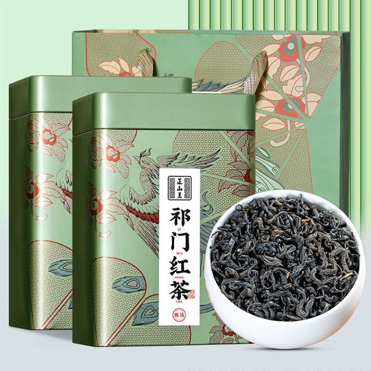 Premium Anhui [Keemun Black Tea] Canned Gift Set 250/500g - YIQIN TEA HOUSE | yiqinteahouse.com | black tea, keemun black tea, tea