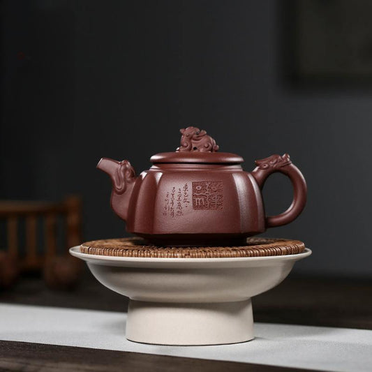 Yixing Zisha Teapot [Sanxing Gao Zhao 三星高照] (Zi Ni - 300ml)