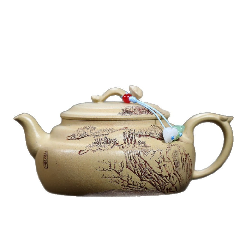 Yixing Zisha Teekanne [Ruyi Song Ying] (Bensan Lu Ni - 220ml)