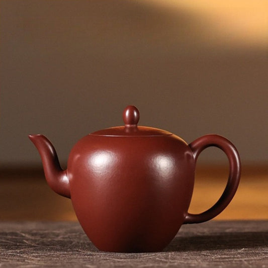 Vollhandgefertigte Yixing Zisha Teekanne [Mini-Schönheitsschulter] (Zi Zhu Ni - 130ml)