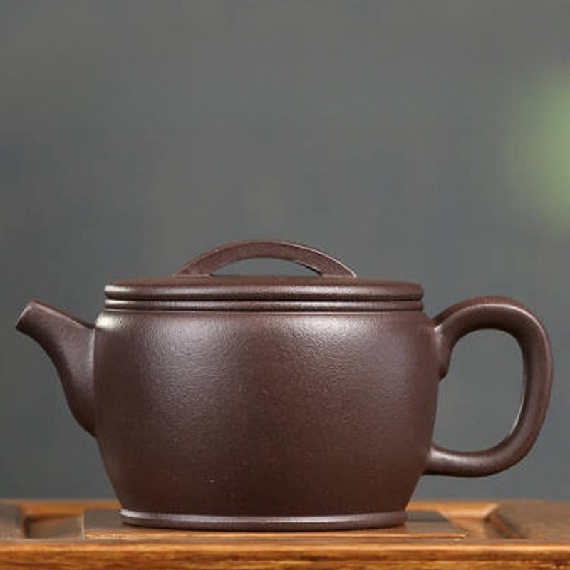 Full Handmade Yixing Zisha Teapot [Hanwa Pot] (Zi Ni - 310ml)