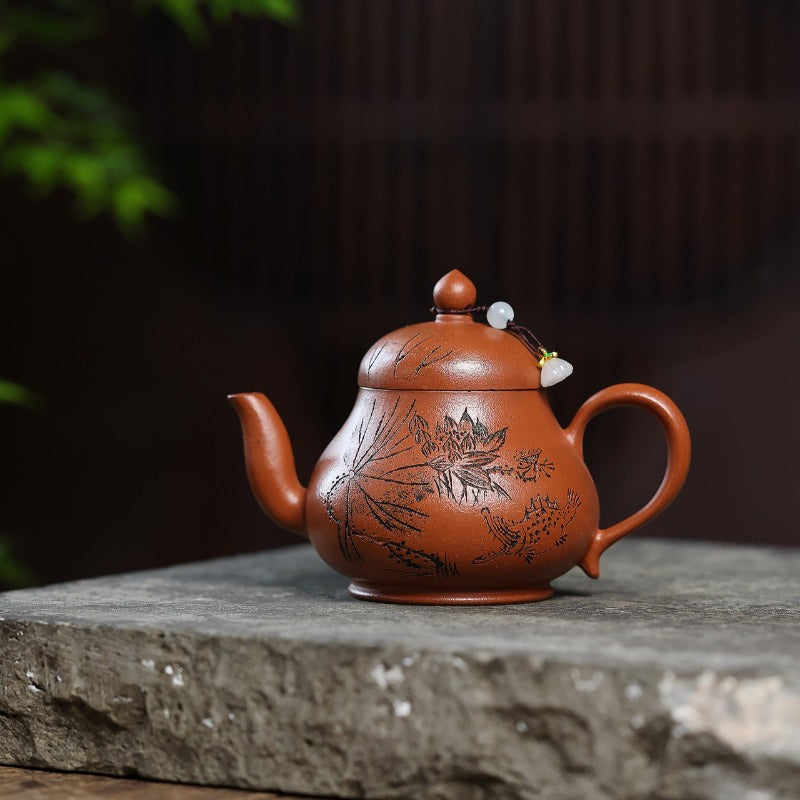 Yixing Zisha Teekanne [Harmony Si Ting] (Jiang Po Ni - 240ml)