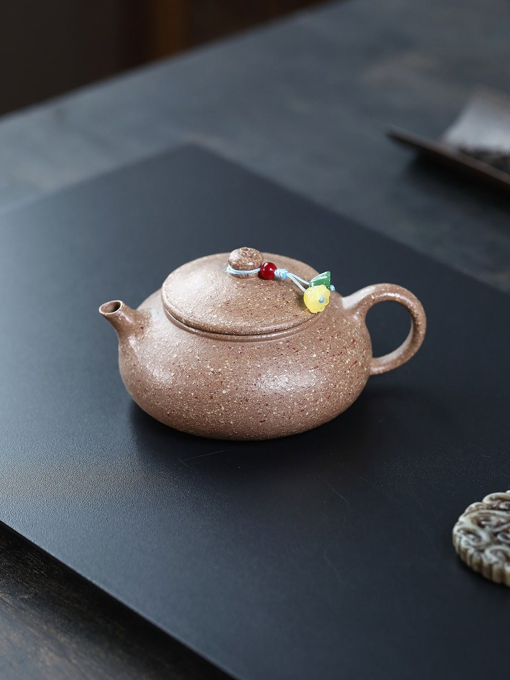 Yixing Zisha Teekanne [Han Jiang] (Grobe Wucai Duan Ni - 160ml)
