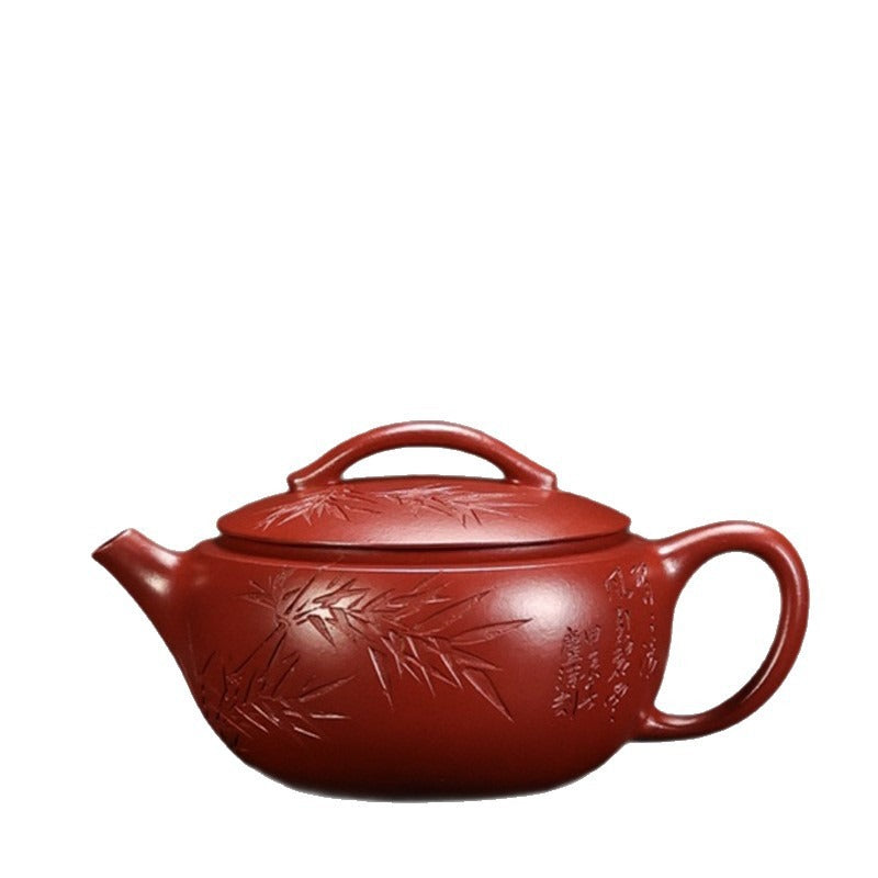 Full Handmade Yixing Zisha Teapot [Hanwa Pot] (Dahongpao - 160ml)
