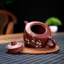 Load image into Gallery viewer, Yixing Zisha Teapot [Plum Blossom Tianji 梅花天际] (Zi Hong Ni - 190ml)
