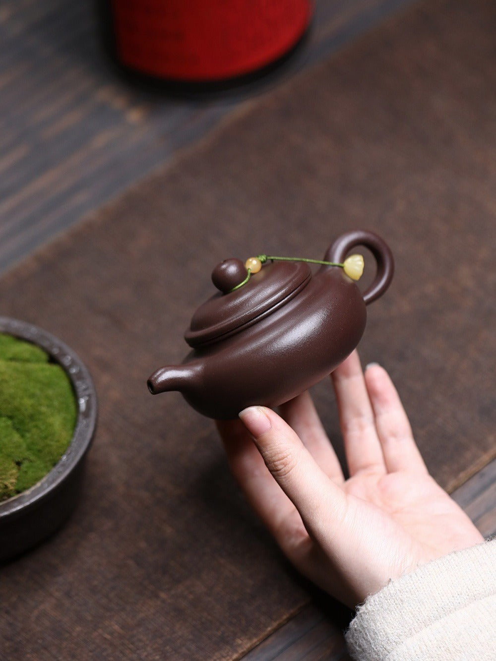 Yixing Zisha Teekanne [Mini Fanggu] (Lao Zi Ni - 130ml